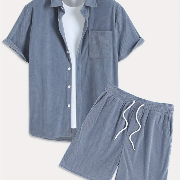 Levoire | Ensemble D'Été Uni Avec T-Shirt Et Short