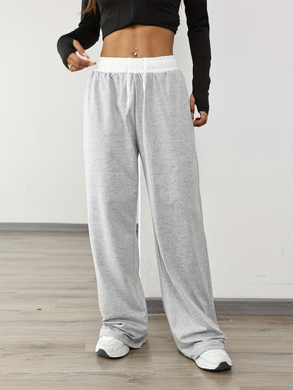 Levoire | Pantalons De Sport Stretch Hauts En Combinaison De Couleurs Avec Poches