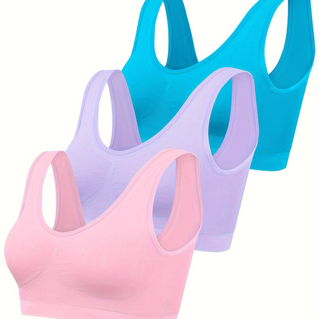 Levoire | Série 3 Tanktopia Unis Et Brassière De Sport Sans Coutures