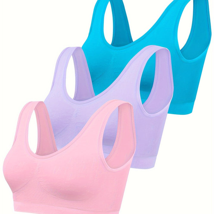 Levoire | Série 3 Tanktopia Unis Et Brassière De Sport Sans Coutures