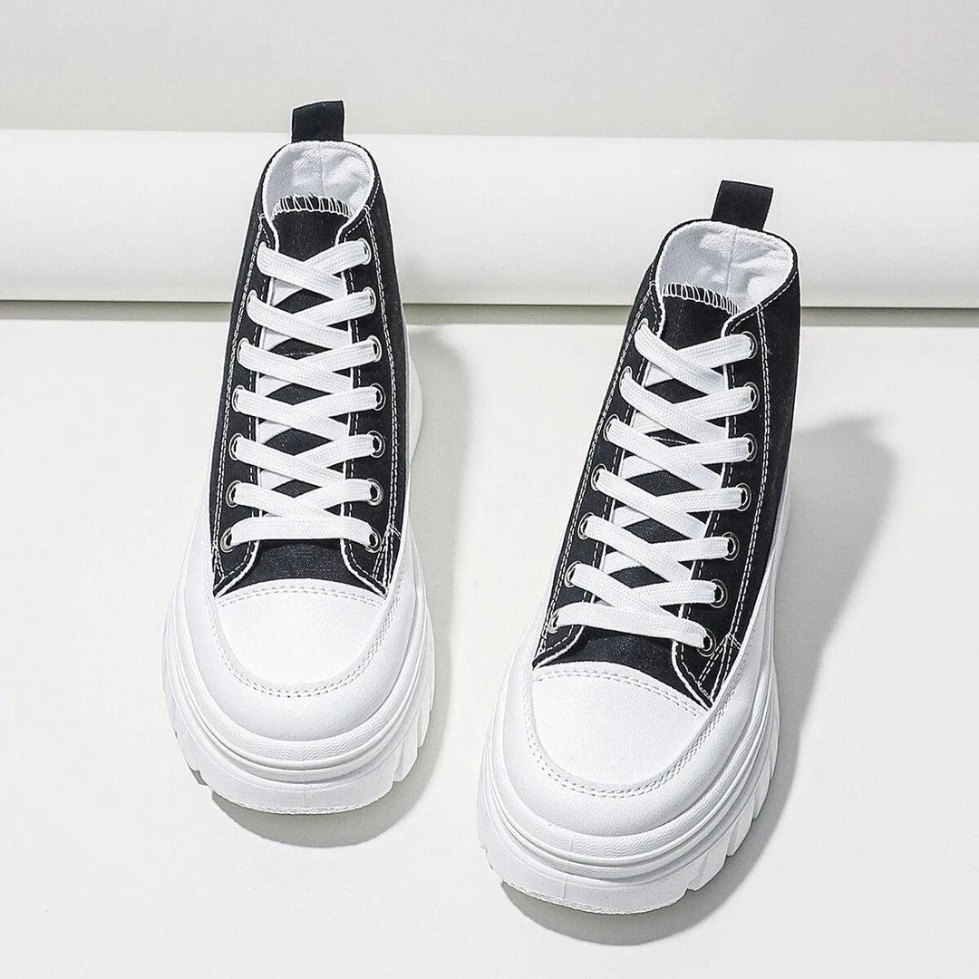 Levoire | Baskets en toile avec lacets