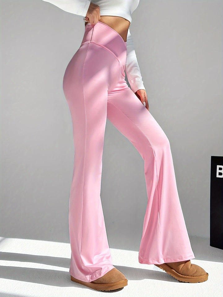 Levoire | Pantalon Taille Haute Avec Jambes Croisées Pour Femmes