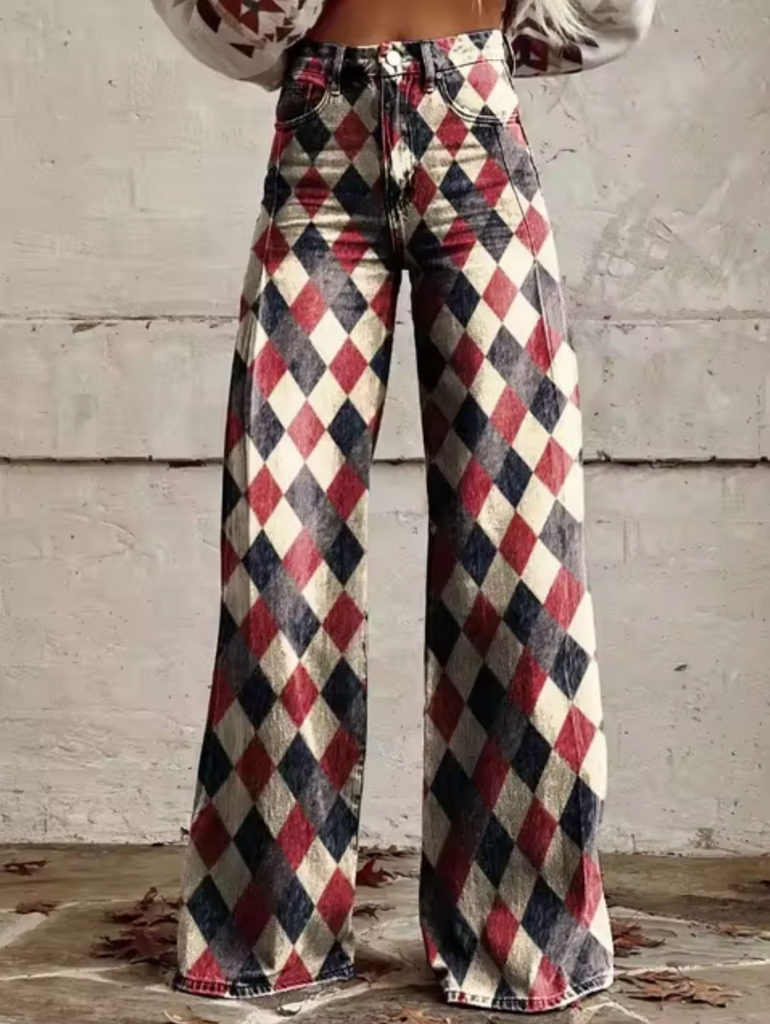 Levoire | Pantalon Large Avec Motif Lumineux Led Couleur 7