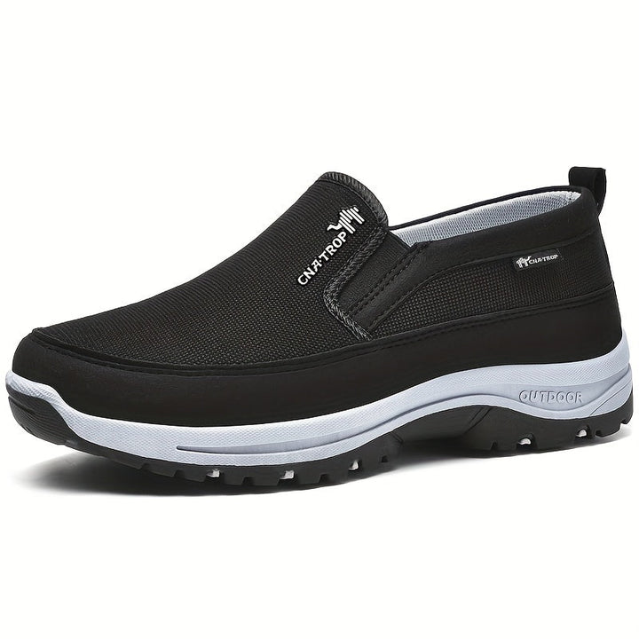 Levoire | Chaussure Bateau Slip On Pour Hommes Respirante Et Confortable Noir
