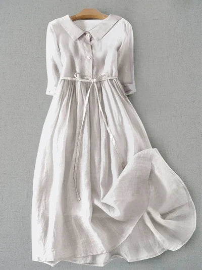 Levoire | Robe d'Été Style Bohème Blanche