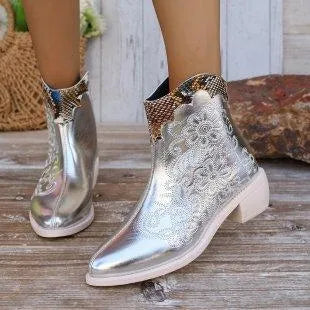 Levoire | Bottes hautes avec talon en boîte Geisskukka