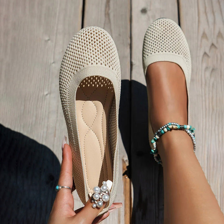 Levoire | Baskets Basses Confortables Pour Femmes Beige