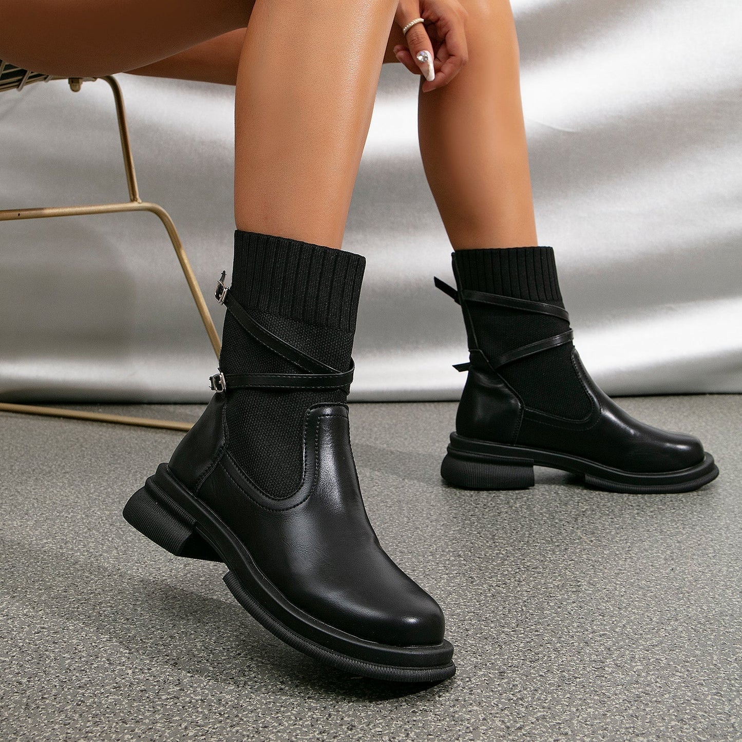 Levoire | Bottines avec Détails Élégants et Confort Optimal pour Femmes Noir