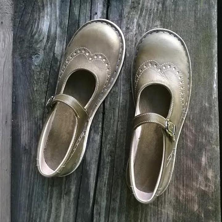 Levoire | Chaussures En Cuir Résistantes Et Élégantes Oliv