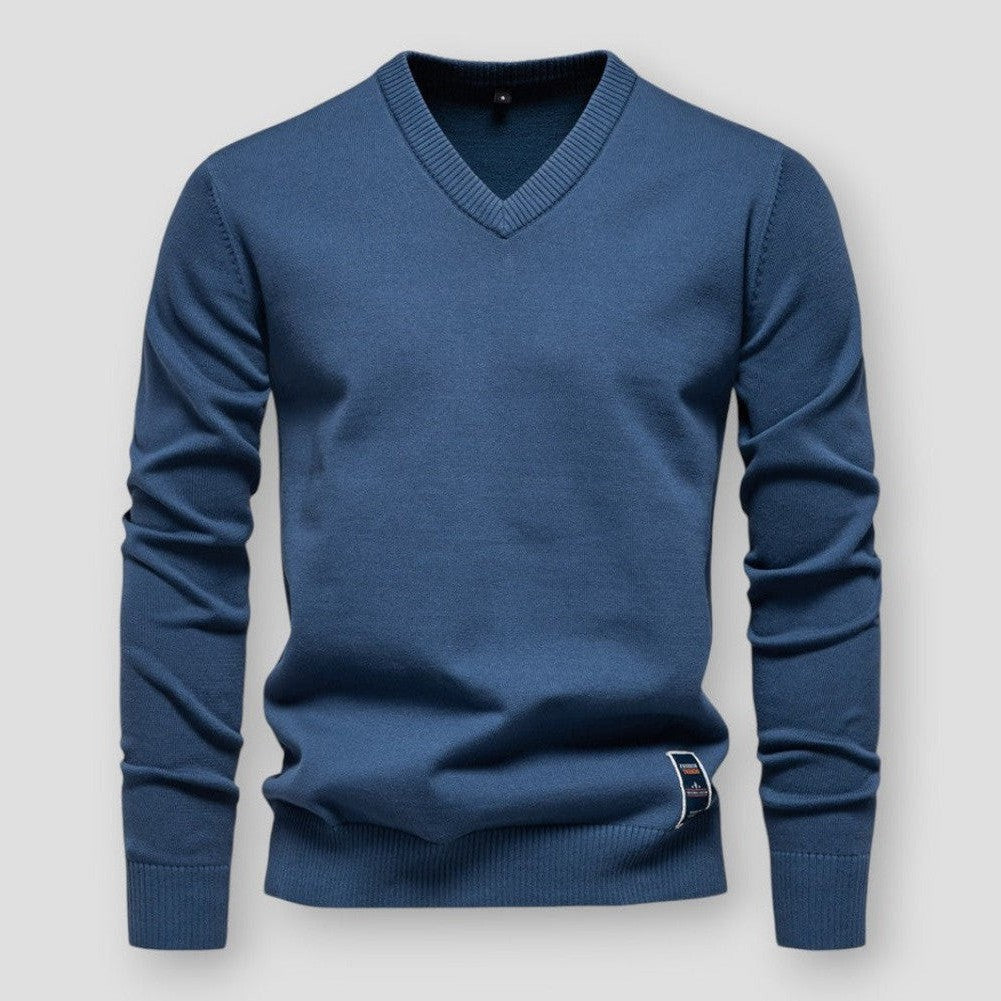 Levoire | Pull d'Automne Décontracté Bleu
