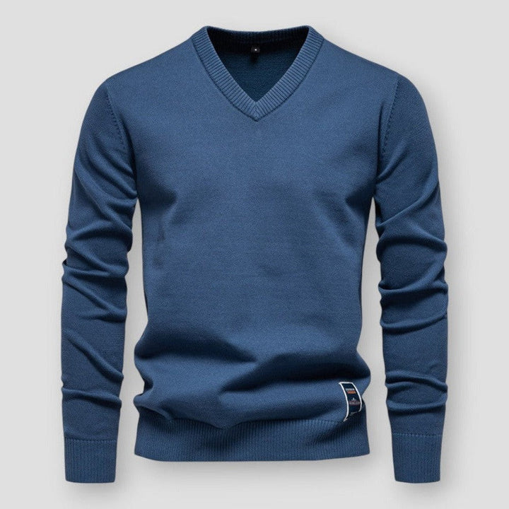 Levoire | Pull d'Automne Décontracté Bleu