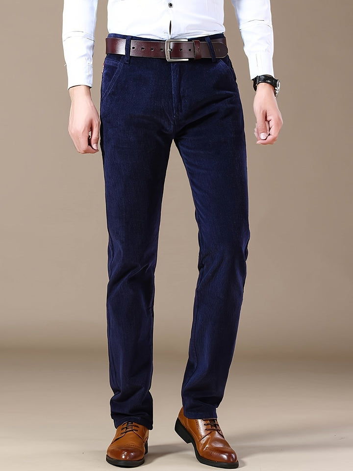 Levoire | Pantalons En Velours Côtelé Pour Hommes Avec Poches