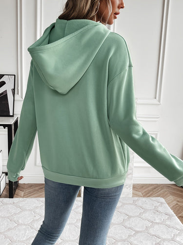 Levoire | Sweat À Capuche Uni Avec Cordon Et Manches Longues