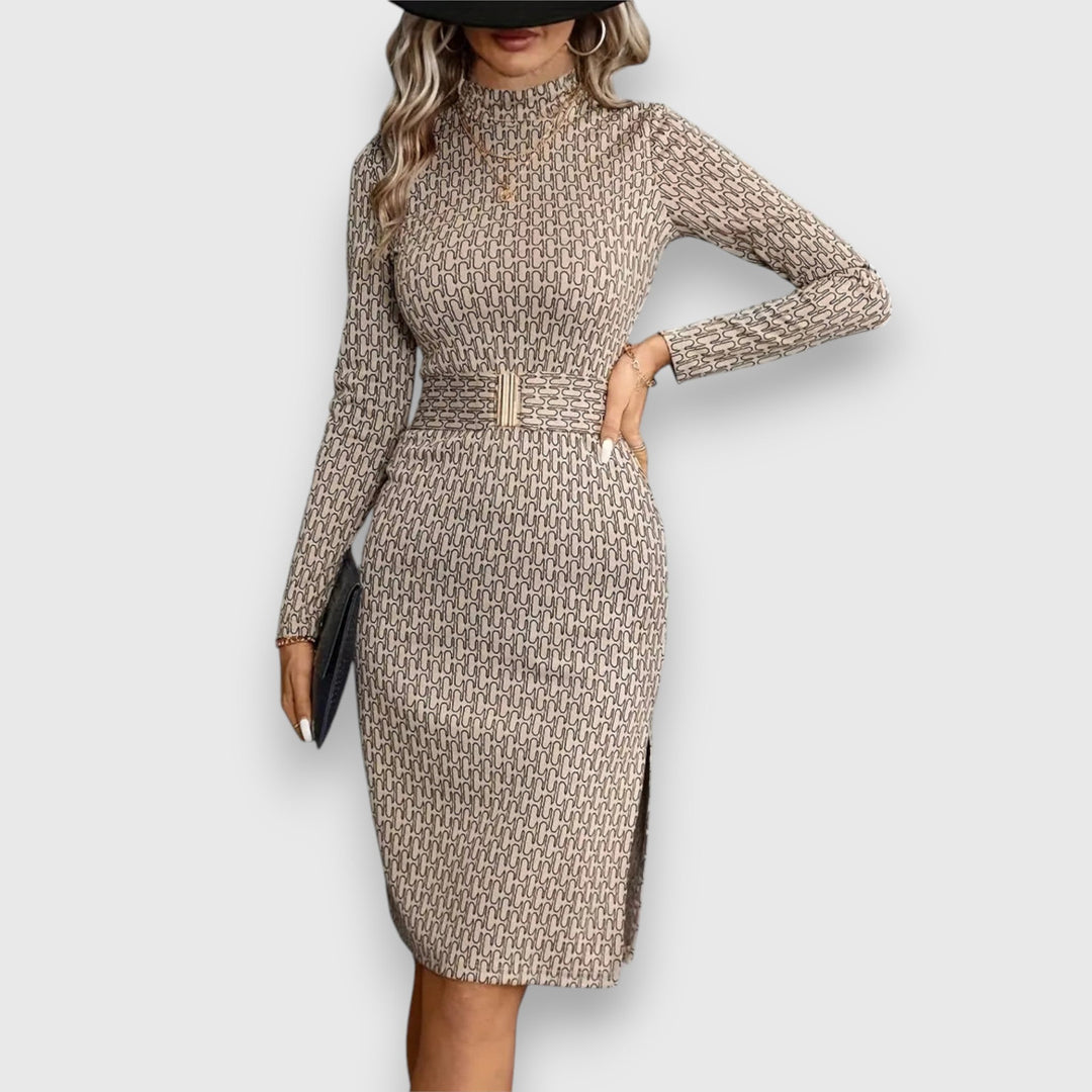 Levoire | Robe Midi Avec Motif