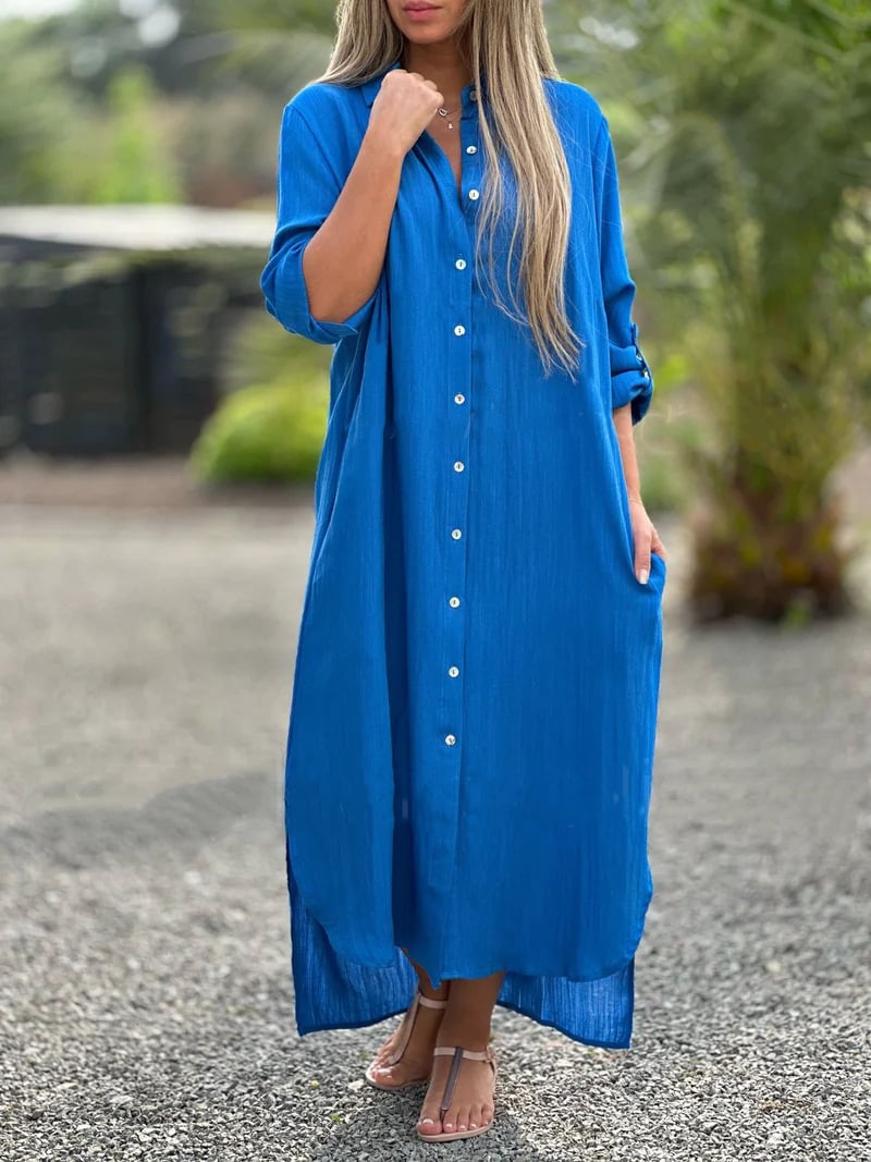 Levoire | Vestido camisero Bleu