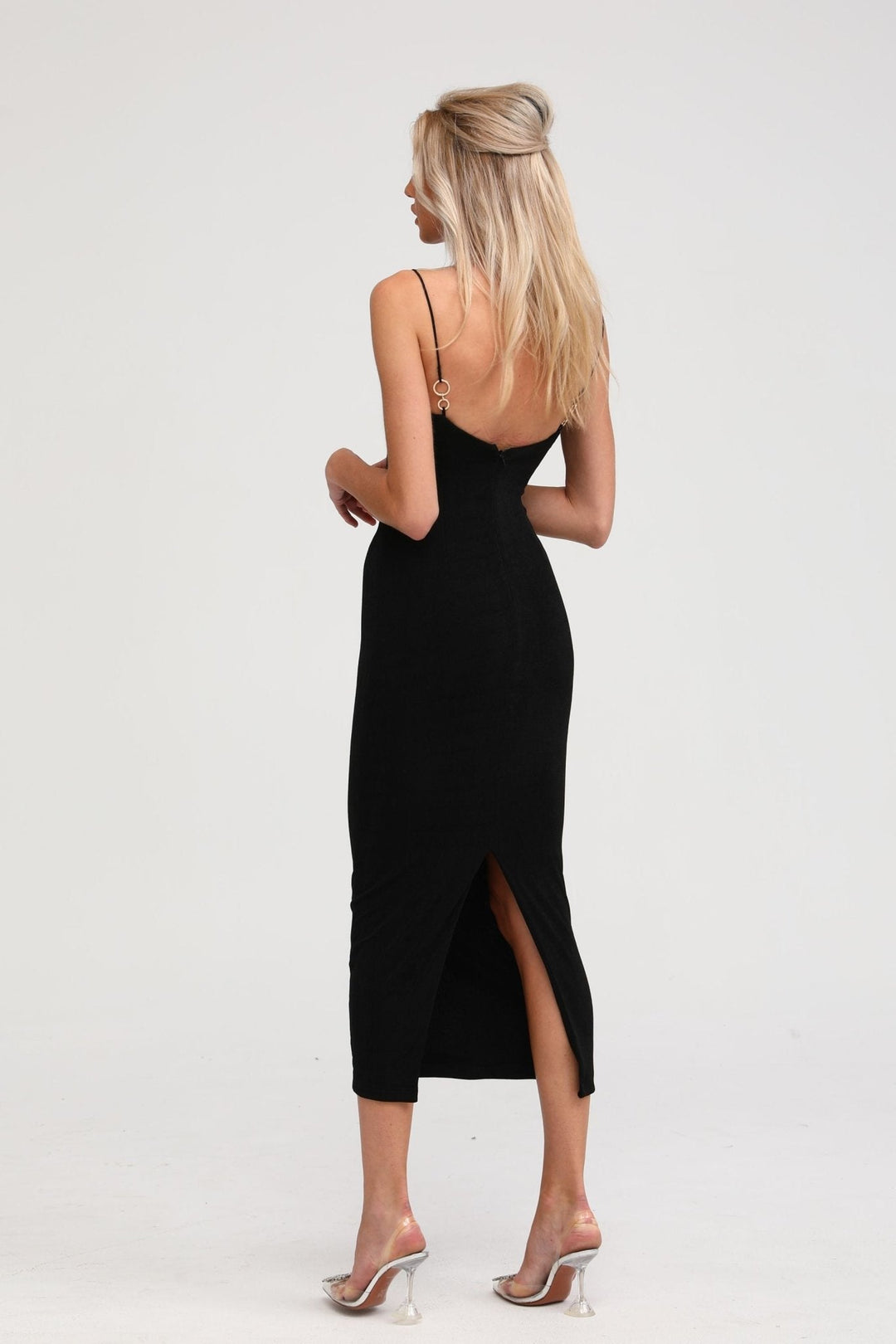 Levoire | Robe Midi Bustier Noire