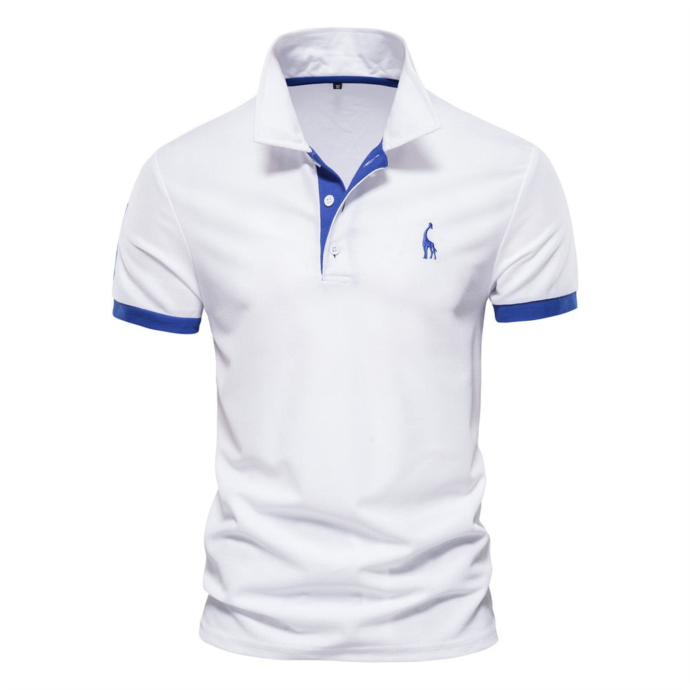 Levoire | T-Shirt Sportif Pour Le Quotidien Blanc - Bleu