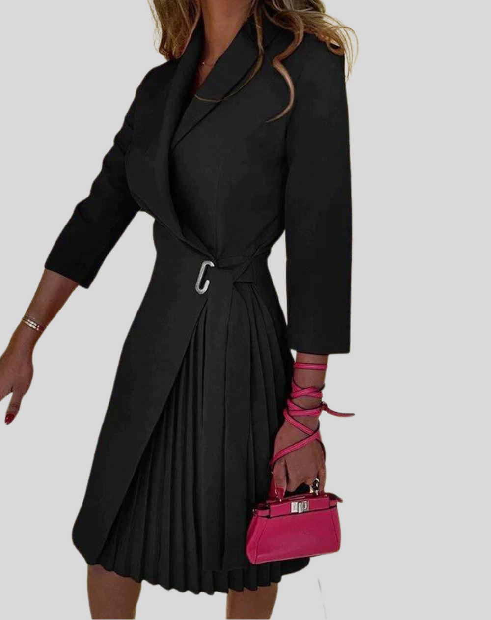Levoire | Robe Blazer À Pois Uniquement Noir