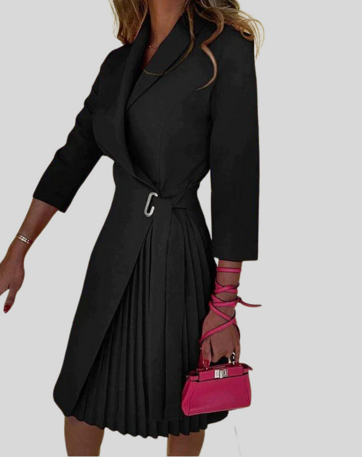 Levoire | Robe Blazer À Pois Uniquement Noir