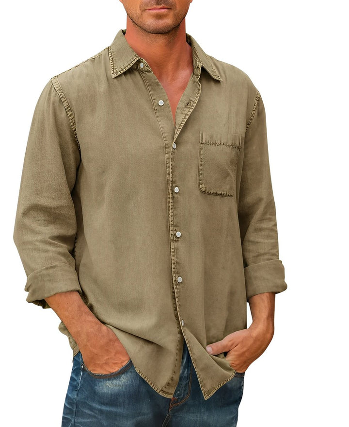 Levoire | Chemise En Jean Kaki