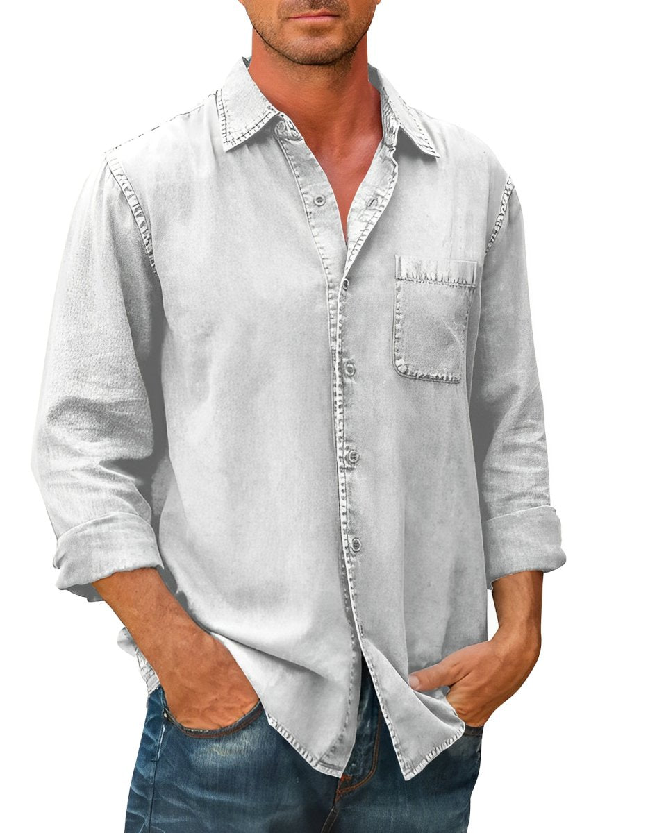Levoire | Chemise En Jean Blanc