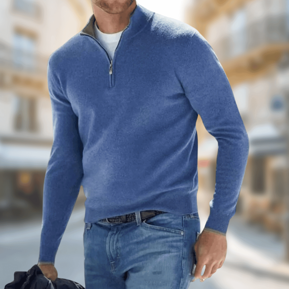 Levoire | Pull Élégant Bleu