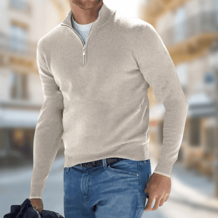 Levoire | Pull Élégant Beige