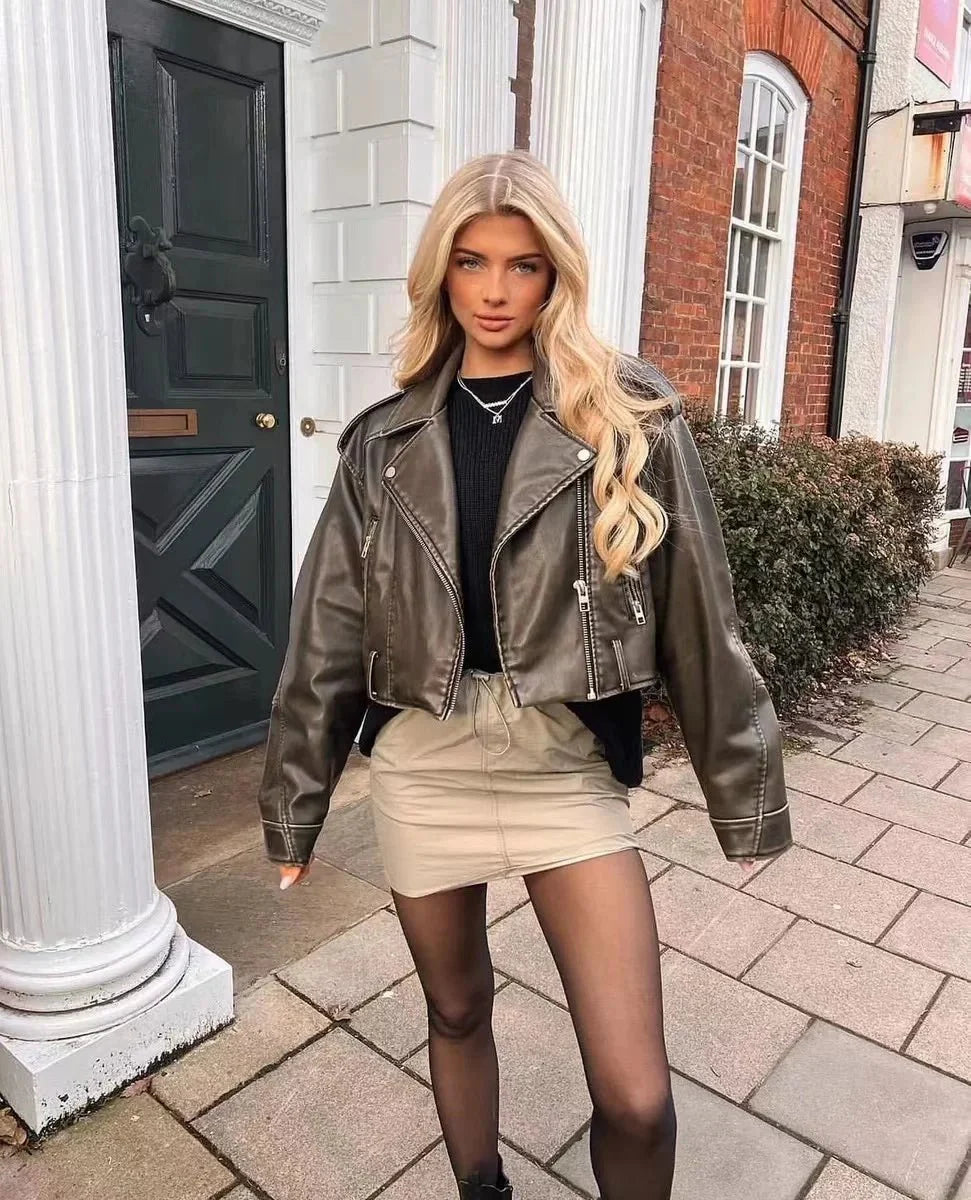 Levoire | Veste Biker En Fibre Synthétique