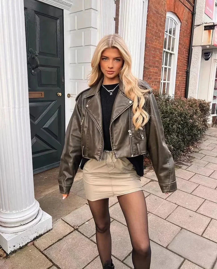 Levoire | Veste Biker En Fibre Synthétique