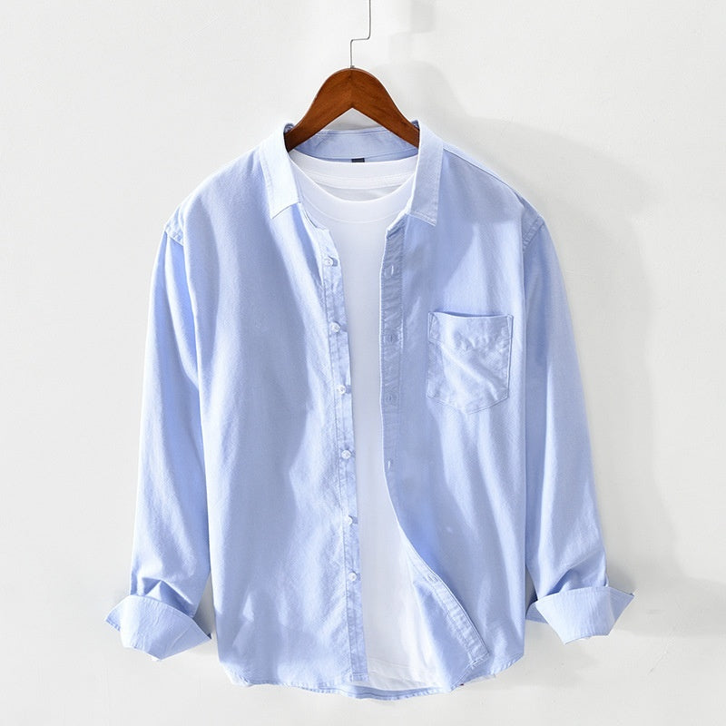 Levoire | Chemise Oxford Pour Hommes En Coton Respirant Classique, Polyvalente Et Confortable