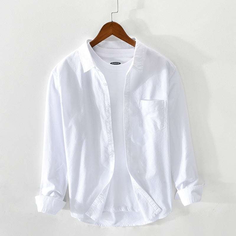 Levoire | Chemise Oxford Pour Hommes En Coton Respirant Classique, Polyvalente Et Confortable