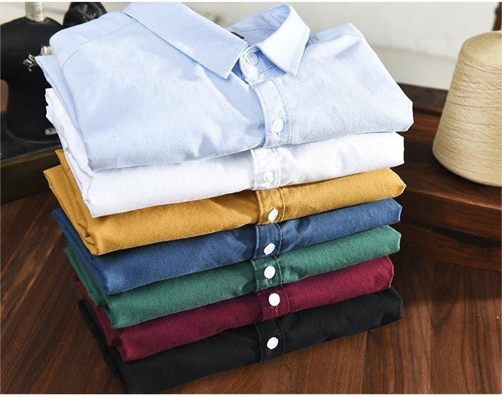 Levoire | Chemise Oxford Pour Hommes En Coton Respirant Classique, Polyvalente Et Confortable