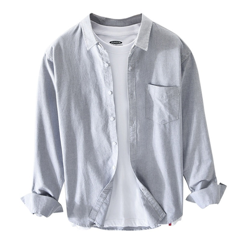 Levoire | Chemise Oxford Pour Hommes En Coton Respirant Classique, Polyvalente Et Confortable