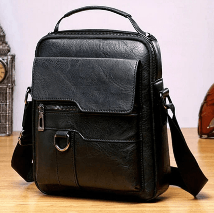 Levoire | Sac à Bandoulière Luxe en Cuir pour Femmes Élegant & Durable Noir