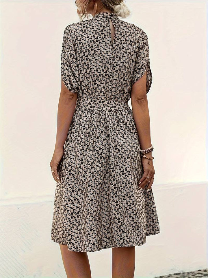 Levoire | Robe Ceinture Imprimée Pour Le Printemps Et L'Été