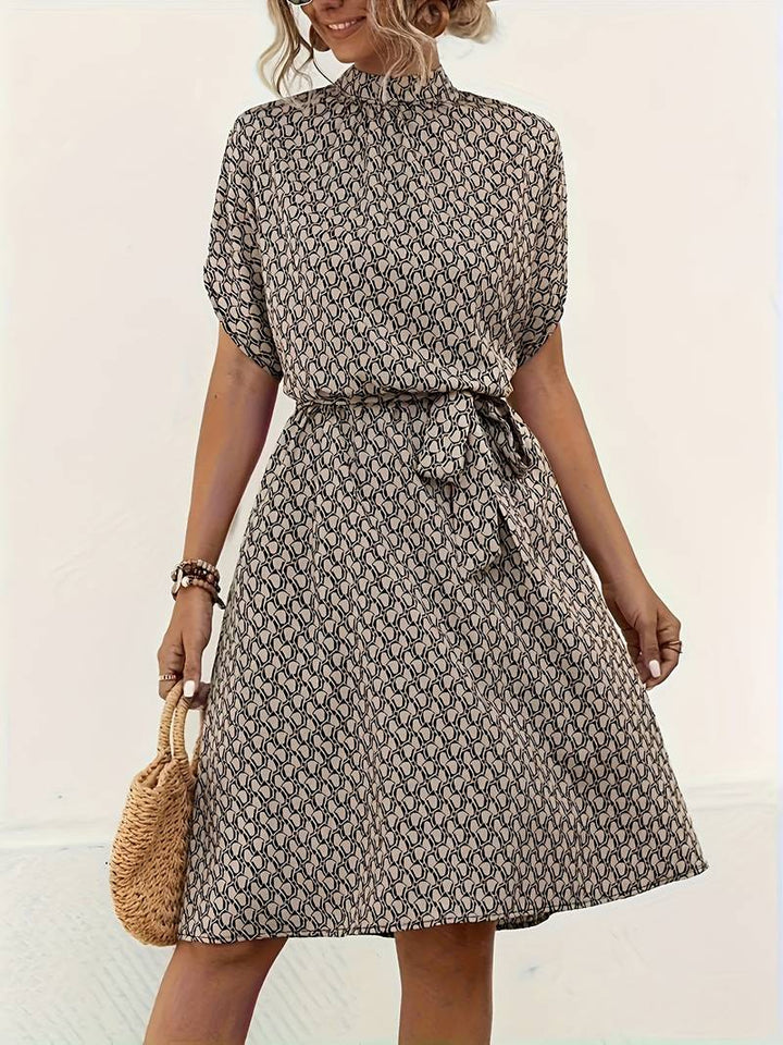Levoire | Robe Ceinture Imprimée Pour Le Printemps Et L'Été