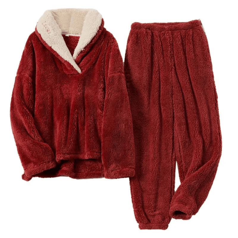Levoire | Ensemble de pyjama léger et confortable pour femmes pour un confort quotidien Rot