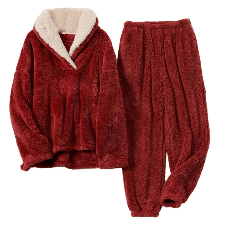 Levoire | Ensemble de pyjama léger et confortable pour femmes pour un confort quotidien Rot