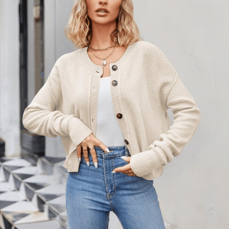 Levoire | Élégant gilet femme pull jumper pull Abricot