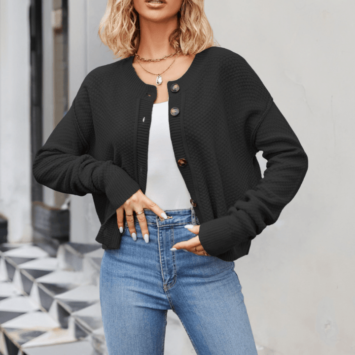 Levoire | Élégant gilet femme pull jumper pull Noir