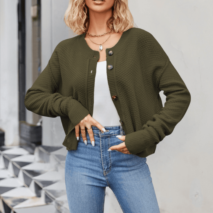 Levoire | Élégant gilet femme pull jumper pull Vert