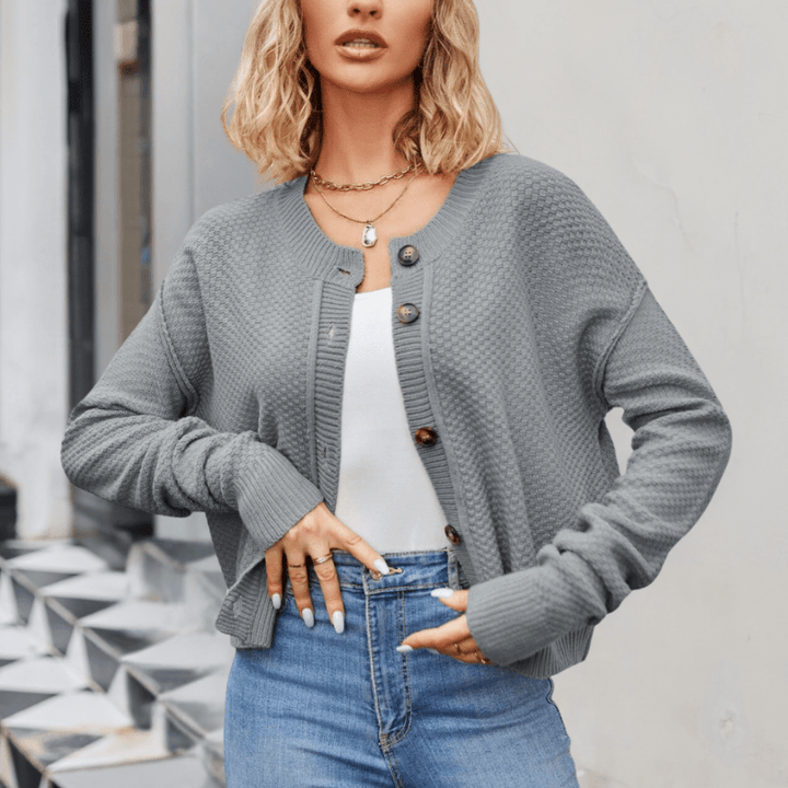 Levoire | Élégant gilet femme pull jumper pull Gris