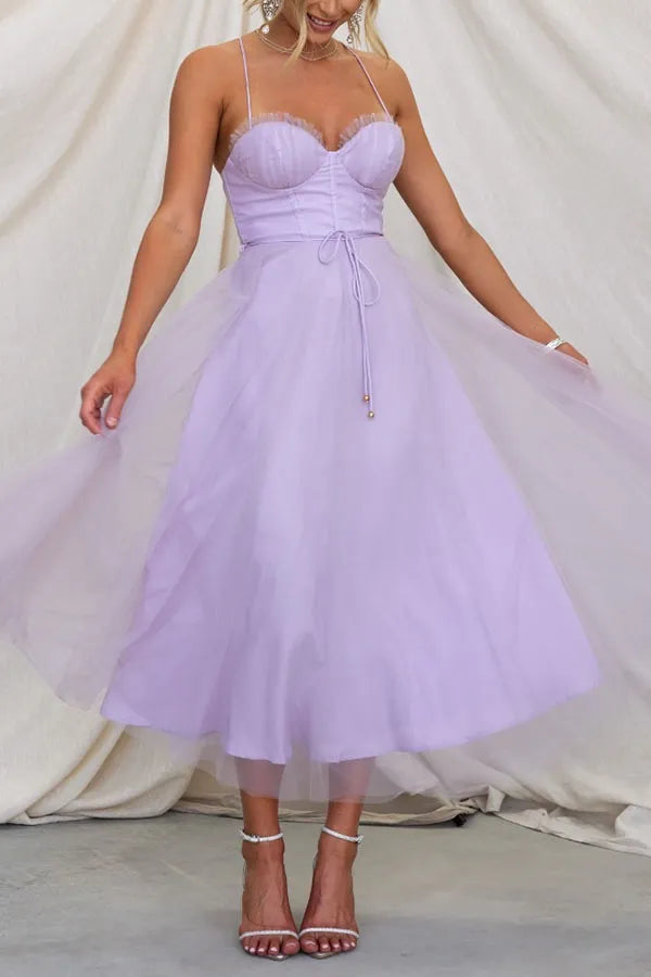 Levoire | Robe Maxi Stylée Pour Femmes Aurora Lila