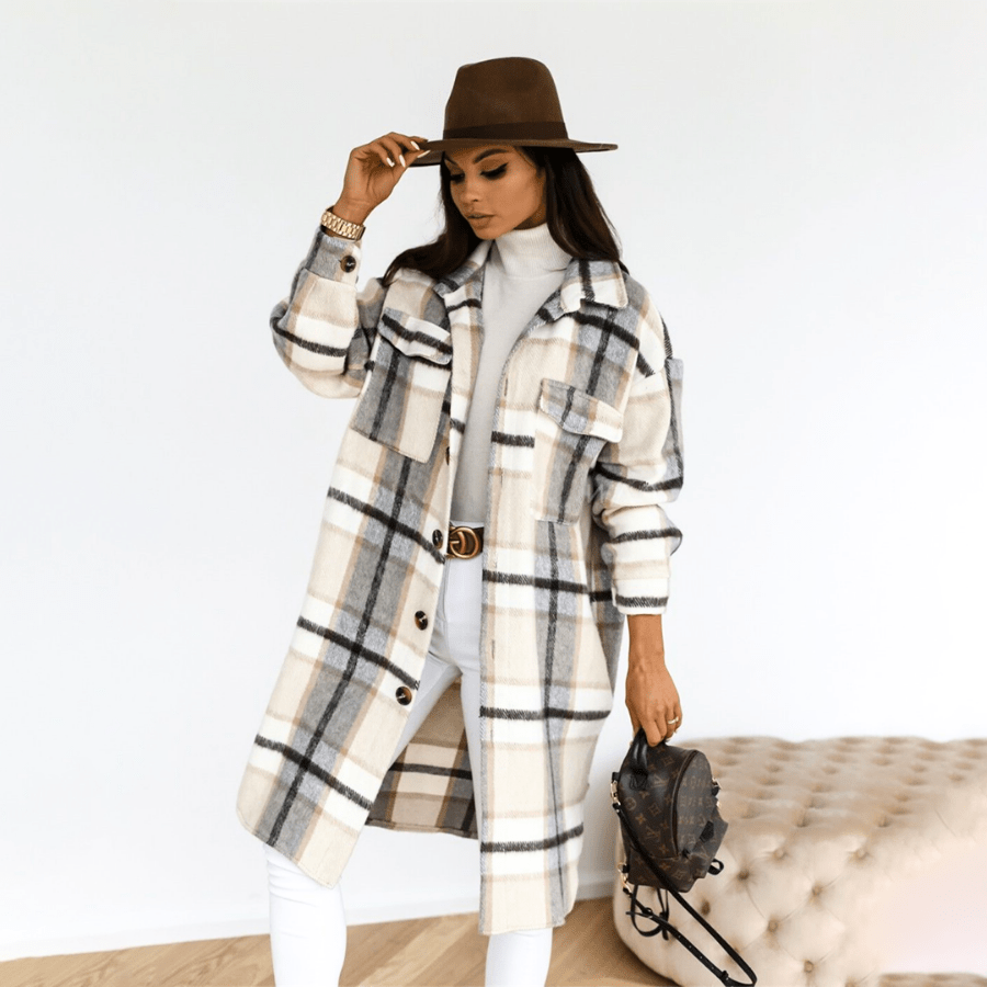 Levoire | Gilet Fleece Femme Chaleureux Design Tendance Noir-Kaki