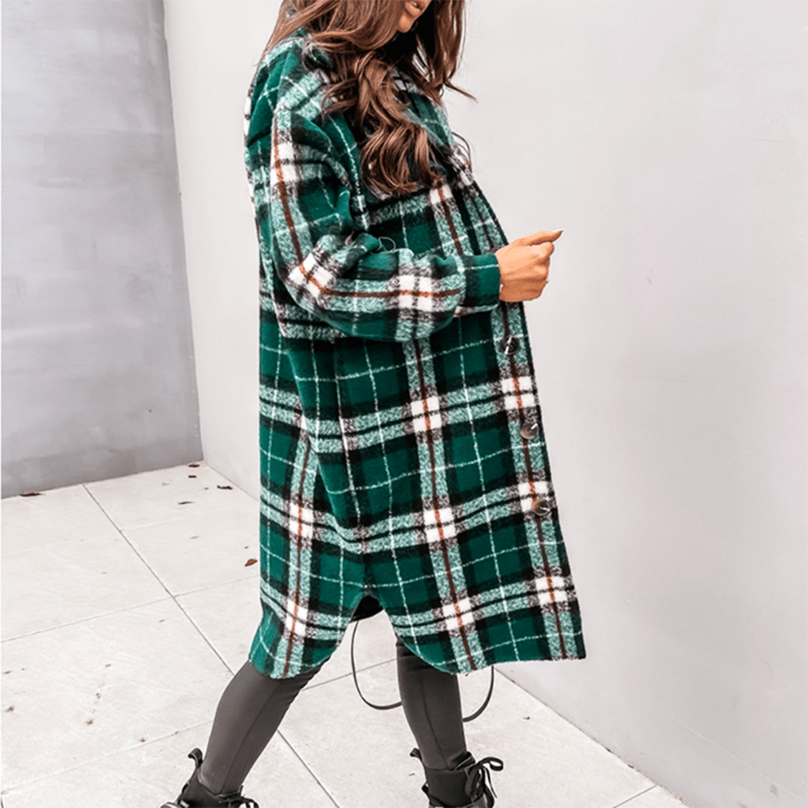 Levoire | Gilet Fleece Femme Chaleureux Design Tendance Vert