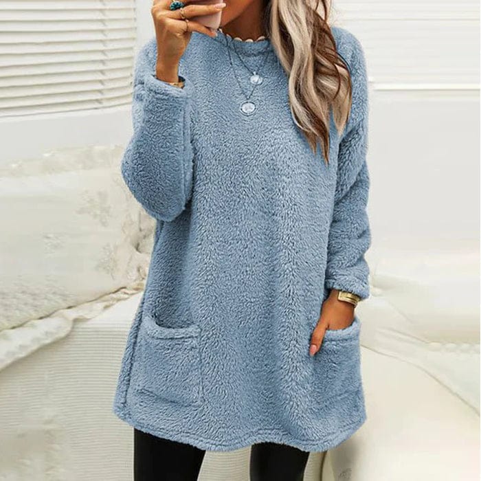 Levoire | Plus Chaud, Pull Douillet Bleu