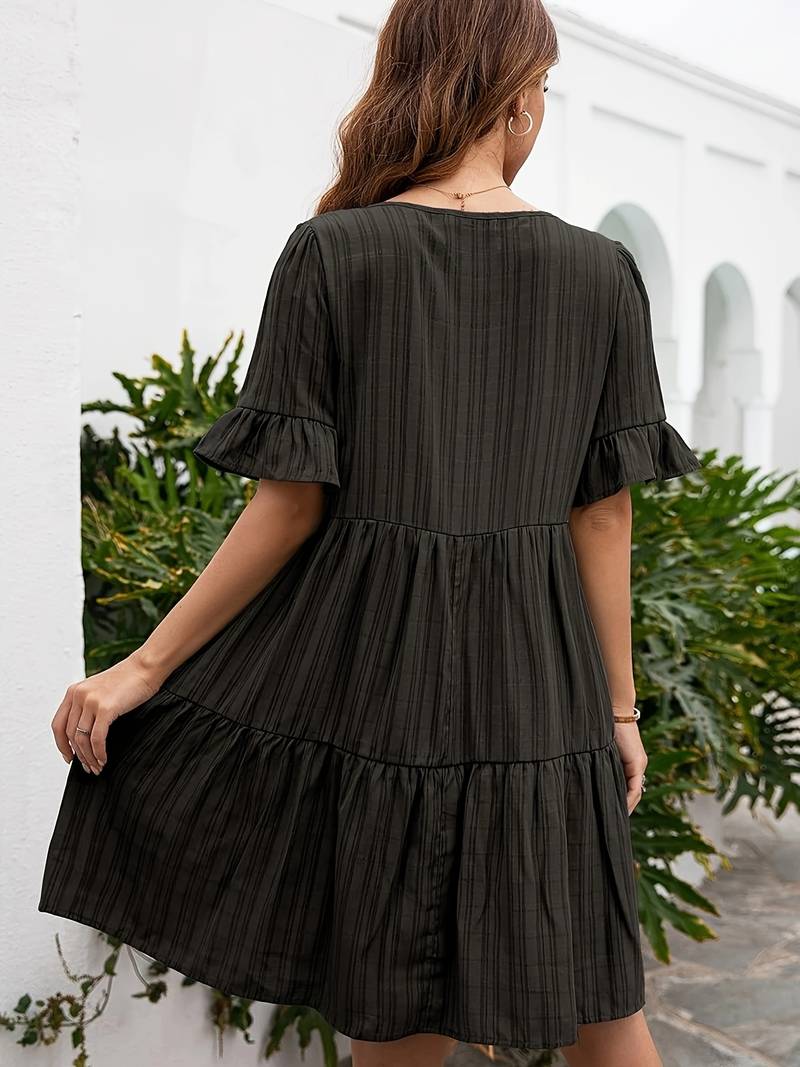 Levoire | Robe À Manches Courtes Pour La Mode Printemps Et Été