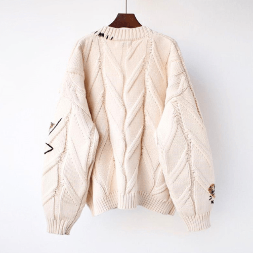 Levoire | Veste en tricot pour femmes style vintage