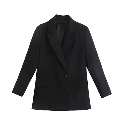 Levoire | Blazer grandes tailles femmes manteau Noir