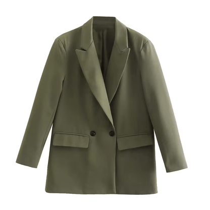 Levoire | Blazer grandes tailles femmes manteau Olive